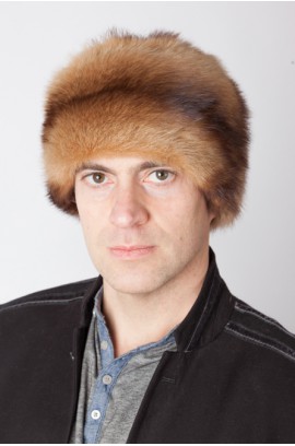 Polecat fur hat